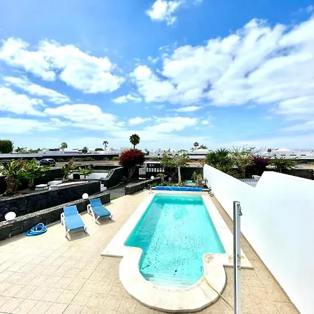 Βίλα Encantadora Villa Con Piscina Privada, Wifi, A/C, Bbq, Playa Blanca *